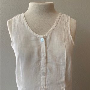 Flax Linen Button Up